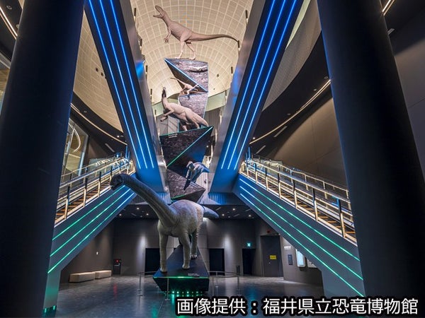 ■レンタカー付きプラン【特別展&常設展】<福井県立恐竜博物館入館引換券付き> 天然温泉を使用した大浴場あり 露天風呂でリラックス JAM福井勝山東急ホテル&リゾーツ勝山指定(朝食付き) 3泊4日1